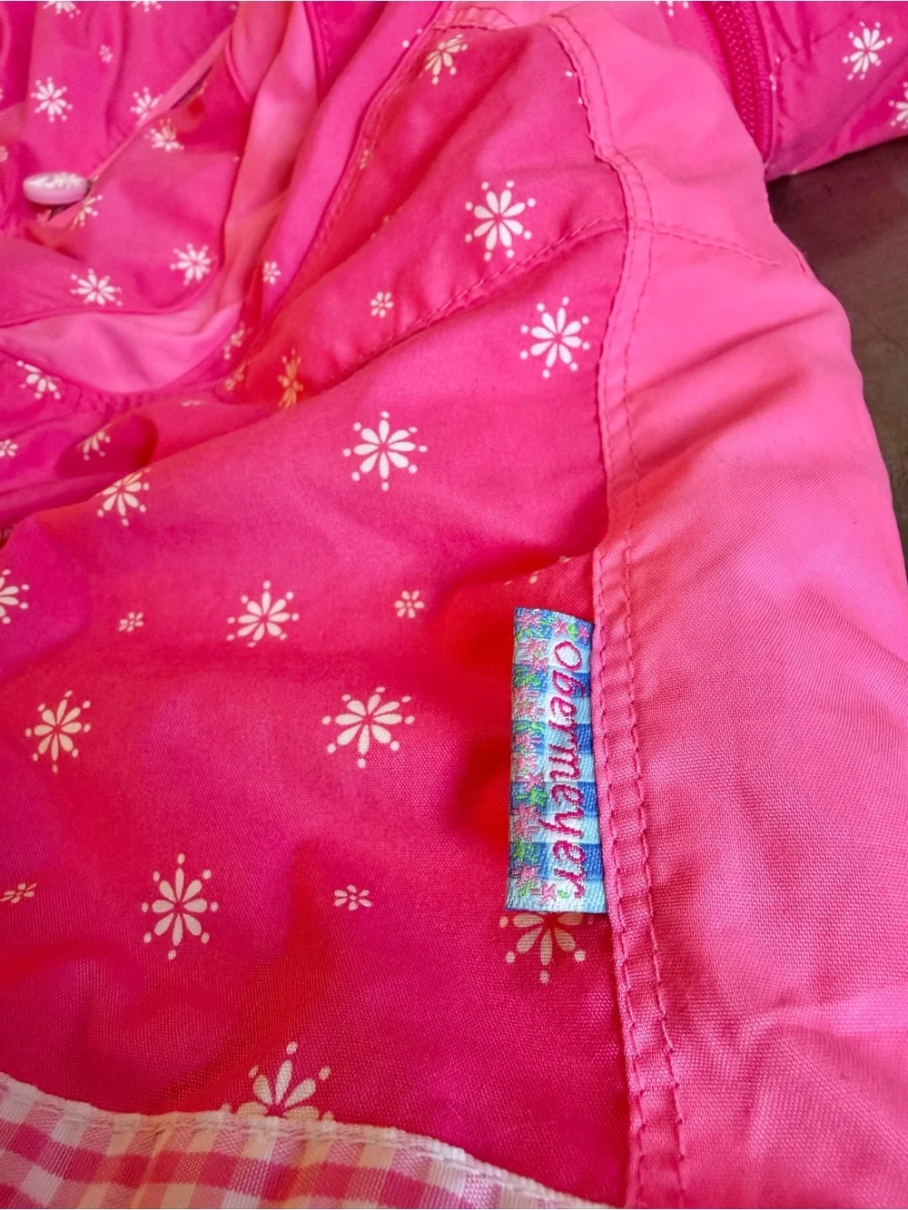 Obermeyer Pink One-Piece snowsuit